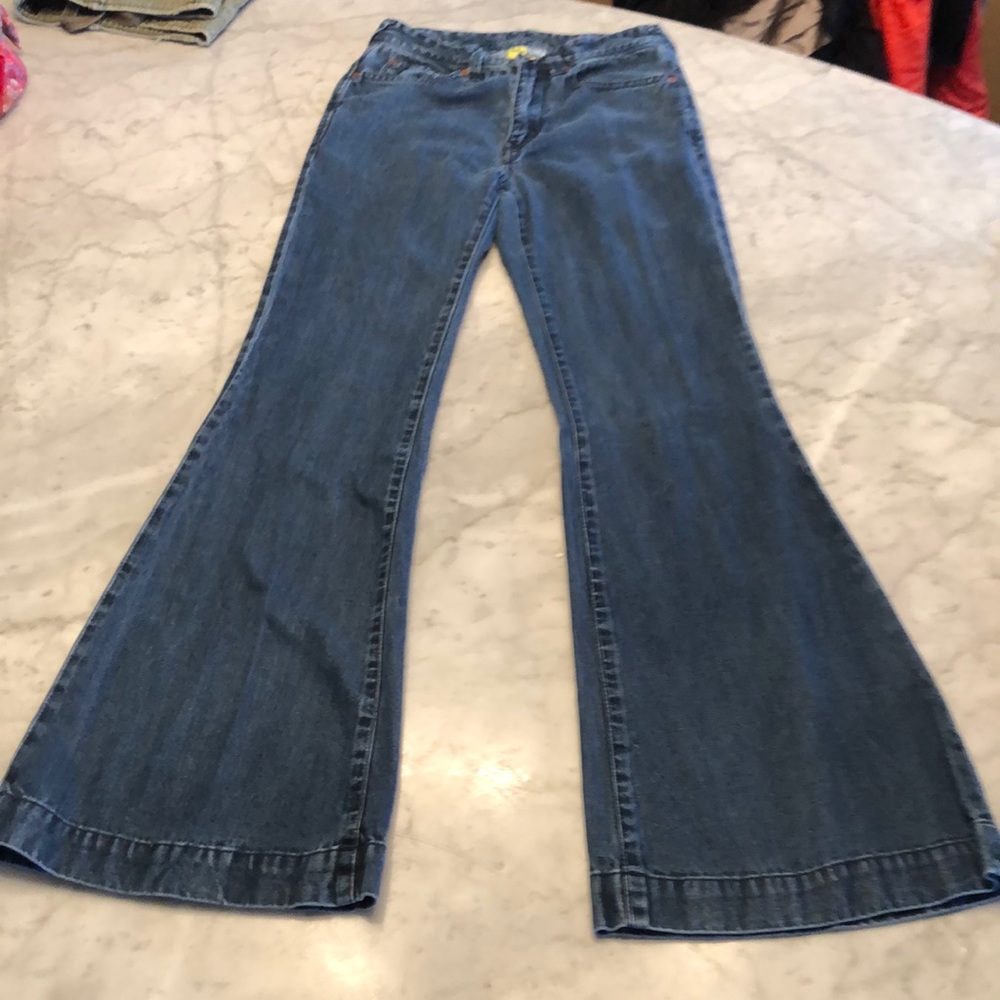 Paul Smith high waist 26 R bell bottom denim EUC!!